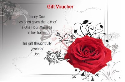 Romantic Gift Voucher